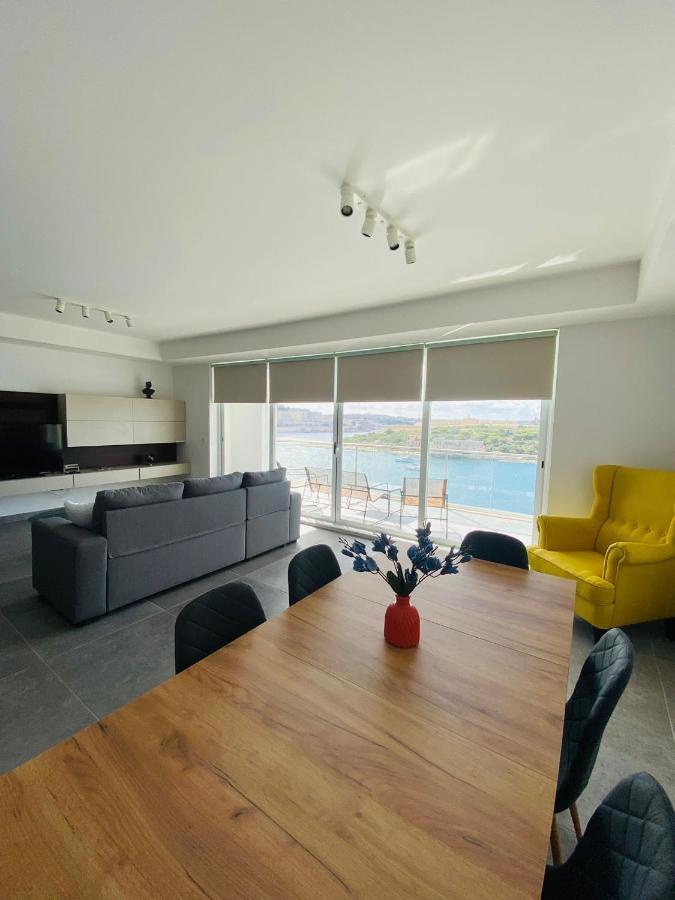 Sliema Seaview Apartment- Valletta Views - Apt 8, 49 Tigne Point Mansions Exteriér fotografie