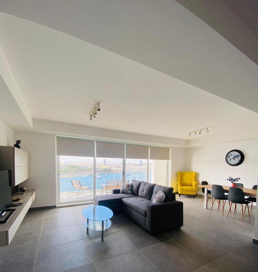 Sliema Seaview Apartment- Valletta Views - Apt 8, 49 Tigne Point Mansions Exteriér fotografie